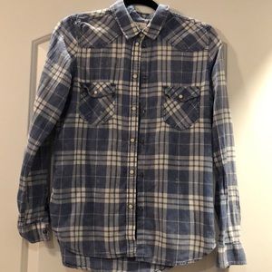 American eagle blue flannel